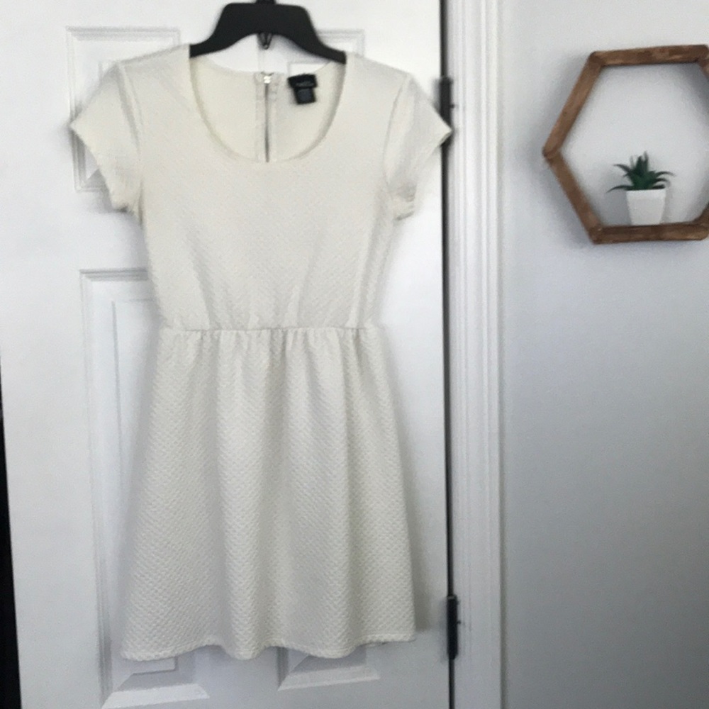 Simple white dress